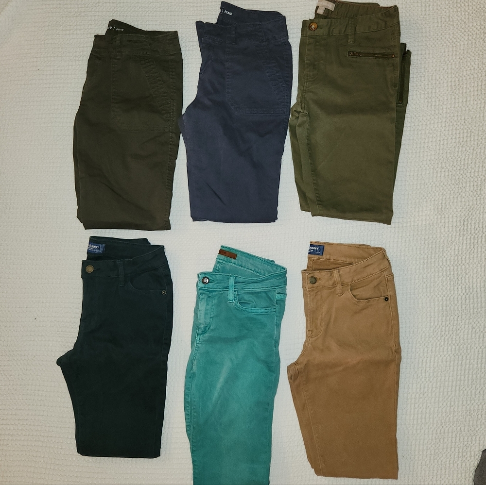 Bundle Of 6 Colorful Pants